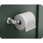 Banbury Pivoting Double Post Toilet Paper Holder in Spot Resist Brushed Nickel