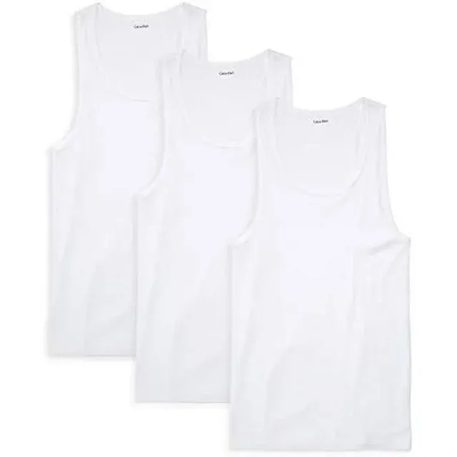 Calvin Klein Men's 3-Pack Cotton Classics Tank