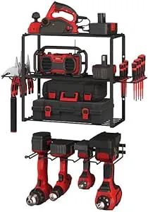 Stalwart 4-Tier Power Tool Organizer Shelving