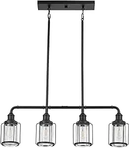 Prominence Home Lincoln Woods Industrial Pendant Light, 1 Light, Matte Black - Industrial - Pendant Lighting - by Palm Coast Imports | Houzz