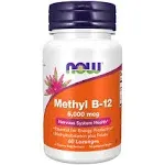 Methyl B-12 5000 mcg 60 LOZ By Now Foods