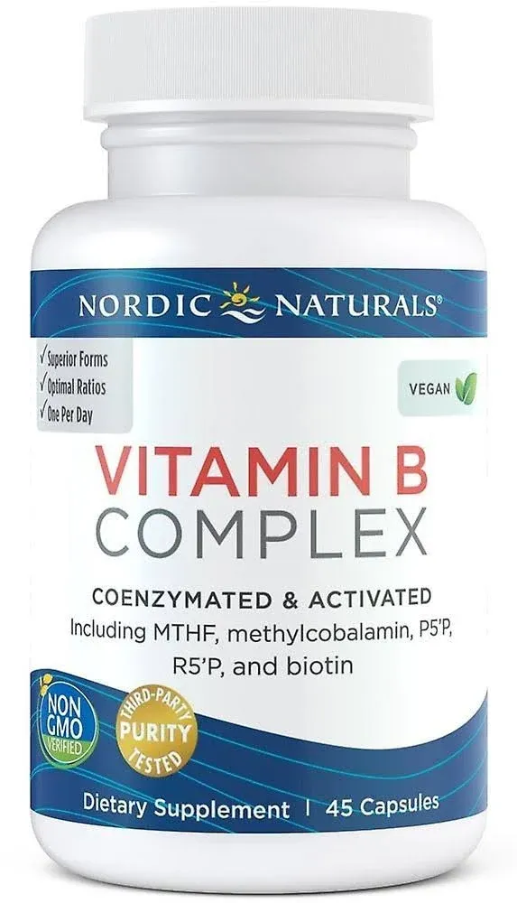 Nordic Naturals Vitamin B Complex (45 Capsules)