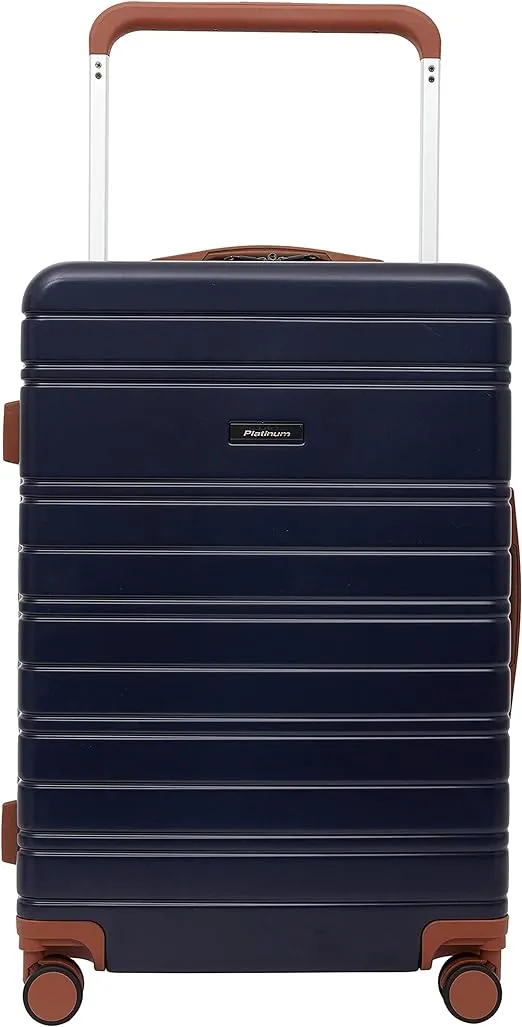 Travelers Club 2PC Navigate Luggage Set, Navy Blue, 20" Carry-On