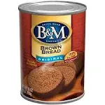 B &amp; M Brown Bread, Original Flavor, 16 Ounce Pack of 12