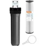 Fortitude V2 Series | High-Flow Whole House Pleated Sediment Water Filter - 30 Micron Large Size