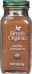 Simply Organic Ceylon Cinnamon - 2.08 oz jar