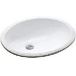 Kohler K-2209-0 Caxton Under-Mount Bathroom Sink, White