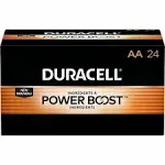 Duracell Alkaline AA 24 Batteries Coppertop MN1500