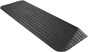 Silver Spring Solid Rubber Threshold Ramp - 1-1/2" Rise