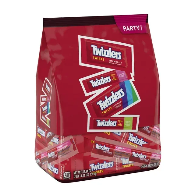 Twizzlers Assorted Flavored Licorice Style Candy Bulk Party Pack | 46.34 oz