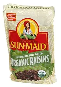 2 lbs Sun Maid Organic California Raisins Resealable Bag New