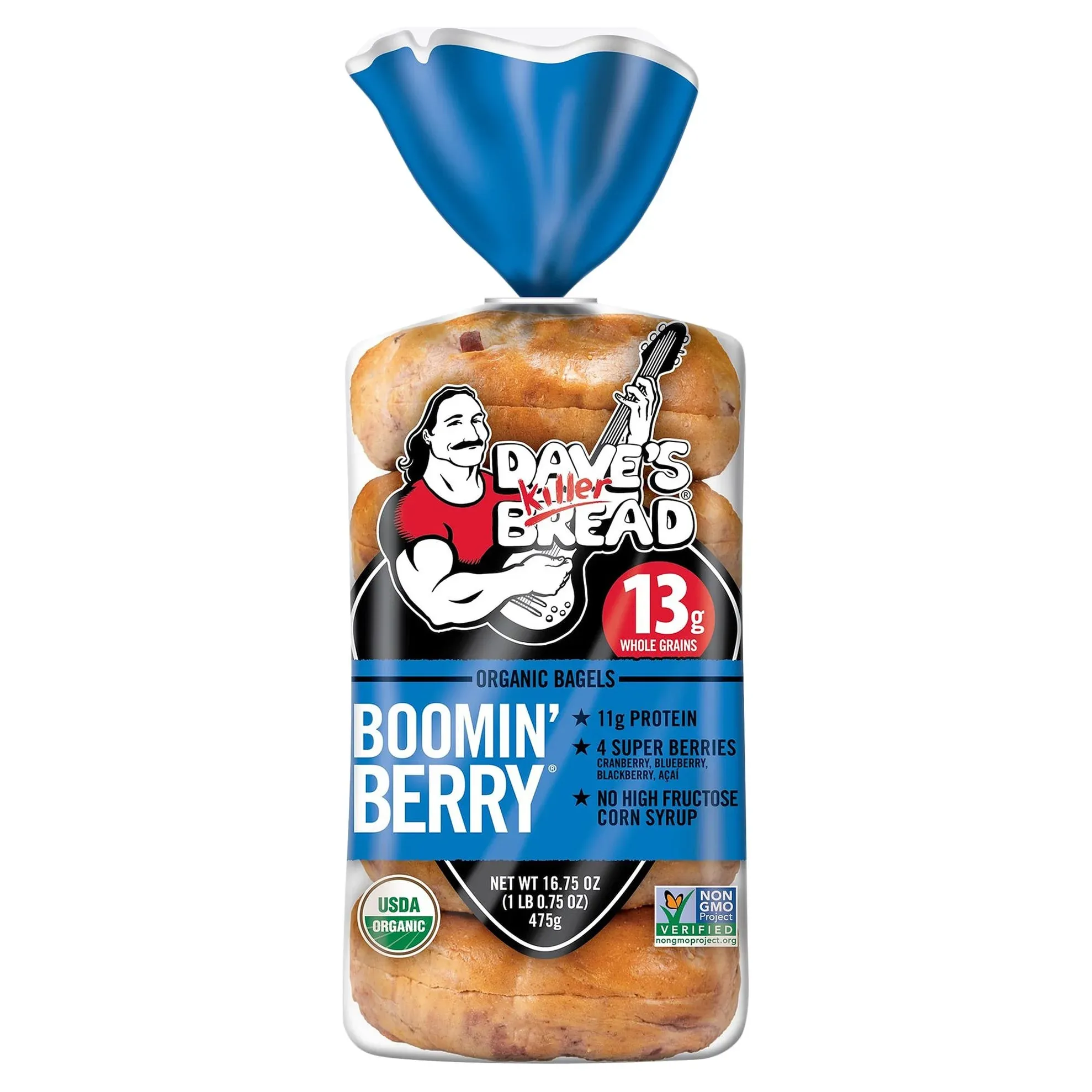 Dave's Killer Bread Organic Boomin' Berry Bagels