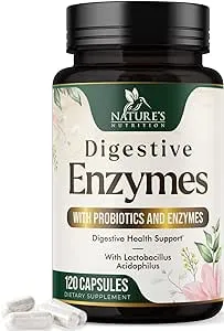 Digestive Enzymes with Probiotics and Bromelain Extra Strength Probiotic Digestive Health Supplement for Women and Men