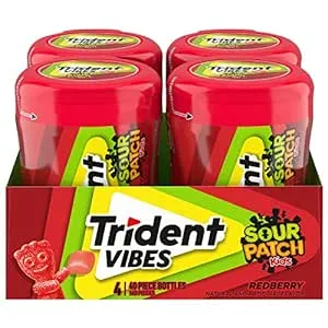 Trident Vibes Kids Redberry Sugar Free Gum