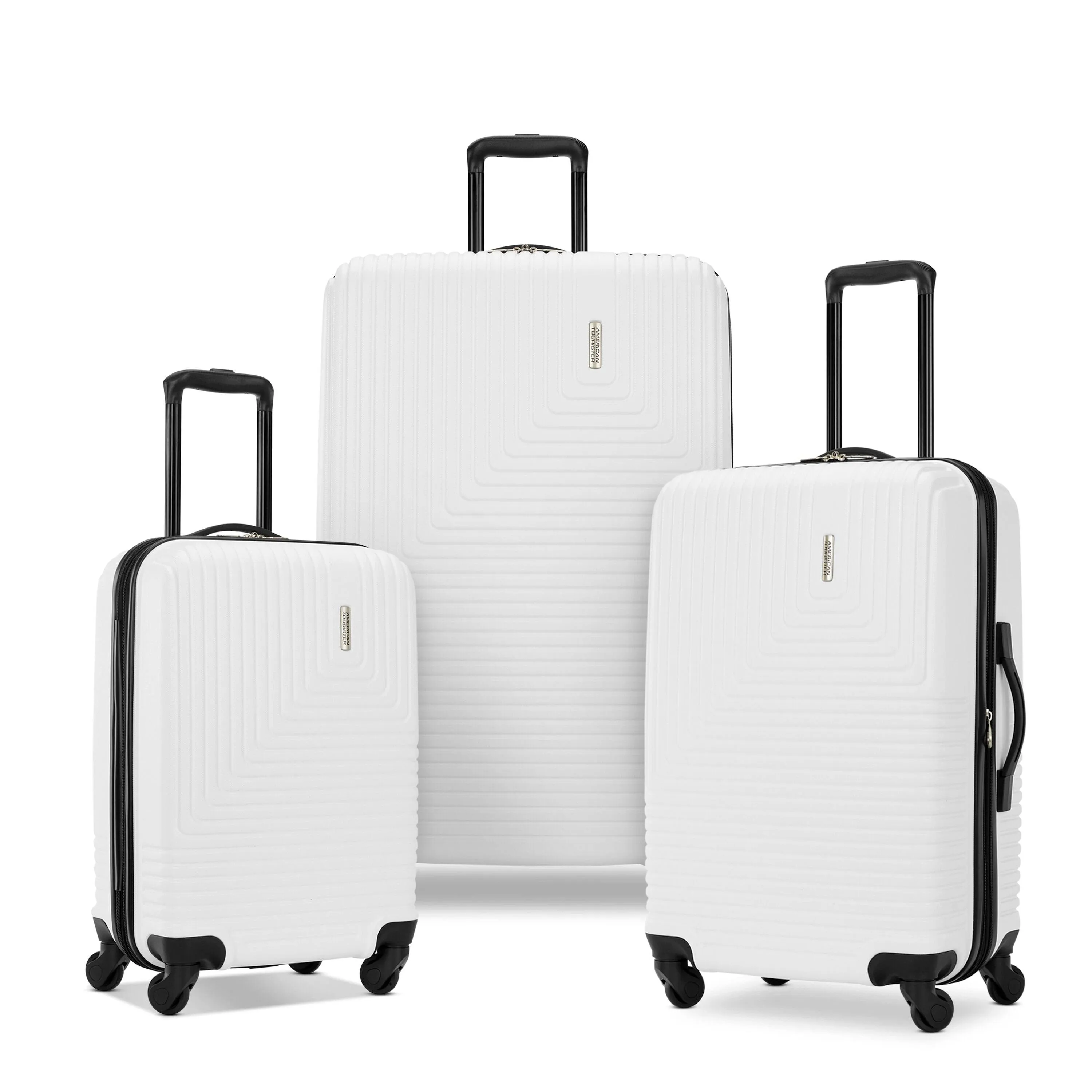 American Tourister Groove 3-Piece Spinner Set - White