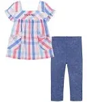 Tommy Hilfiger Girls 2 Piece Tunic Capri Set