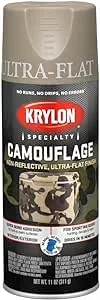 11 oz Krylon K04291777 Fusion For Plastic Khaki Spray Paint Camouflage