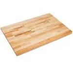 John Boos Maple Butcher Block Square Edge Workbench Top 60"W x 24"D x 1-3/4" Thick