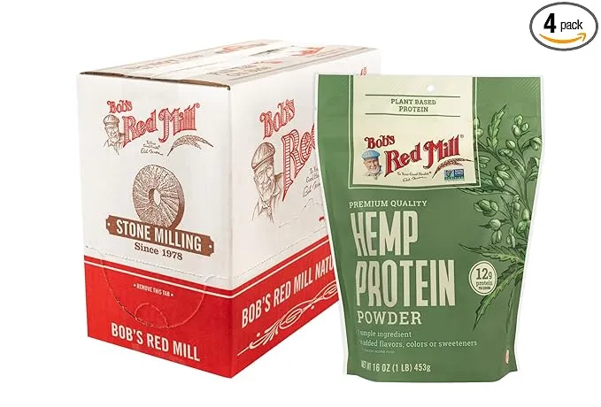 Bob's Red Mill Hemp Protein Powder 16 oz. - 4/Case