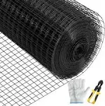 VEVOR Hardware Cloth, 36" x 50' & 1"x1" Mesh size, Galvanized Steel Vinyl Coated 16 Gauge Chicken Wire Fencing W/A Cutting Pli