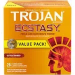 Trojan Ultra Ribbed Ecstasy Condoms