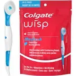 Colgate Wisp Max Fresh Mini-Brushes, Peppermint - 24 count