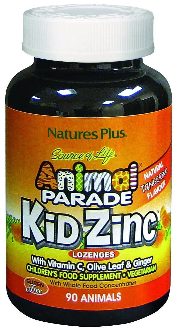 Nature S Plus Animal Parade KidZinc 90 Lozenges