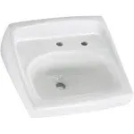 AMERICAN STANDARD 0356137.020, Lucerne Wall-Hung Sink With Center Hole