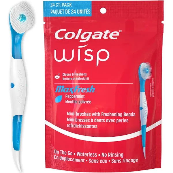 Colgate Wisp Max Fresh Peppermint Mini Brushes (3.6 oz)