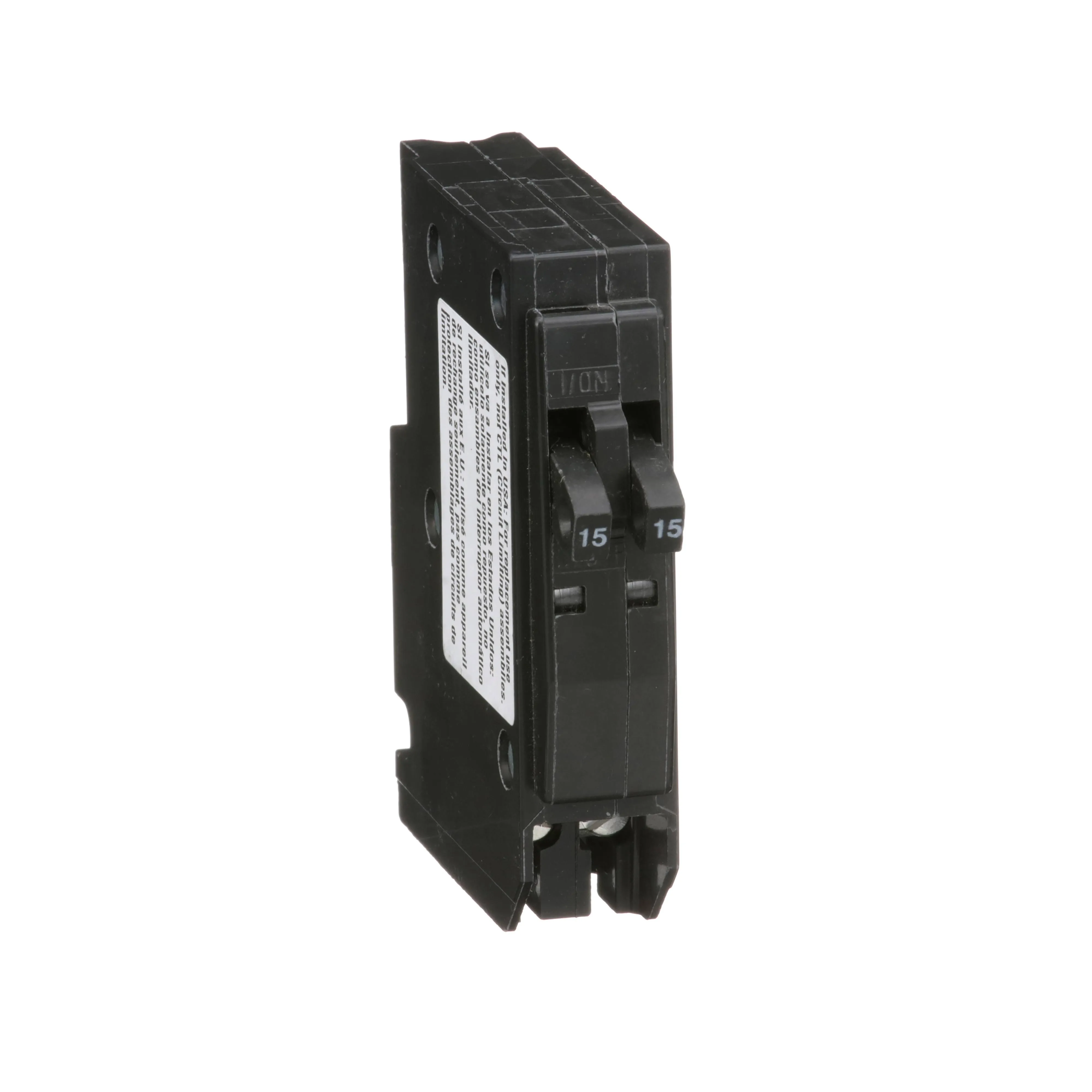 QO1515 - Square D Tandem 15/15 Amp Circuit Breaker