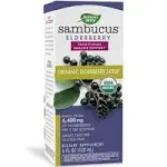 Nature's Way Organic Sambucus Syrup, Elderberry - 4 fl oz bottle