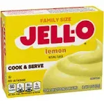 Jell-O Cook & Serve Lemon Flavor Pudding & Pie Filling (4.3 oz)