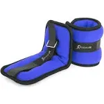 ProsourceFit Ankle Wrist Weights - 3lb - Blue