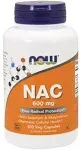 Nac 600mg - 100 Cápsulas - now