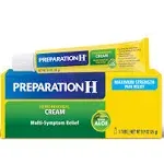 Preparation H Hemorrhoidal Cream, with Aloe - 1 tube, 0.9 oz