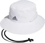 Adidas Men&#x27;s White Victory 4 Bucket 100% Polyester Sun Golf Hat