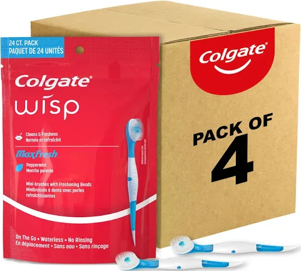 Colgate Wisp Max Fresh Peppermint Mini Brushes (3.6 oz)