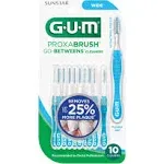 Gum Proxabrush Go-Betweens Cleaners Wide 10 Count