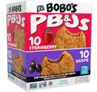 (20 Count) Bobo&#039;s Oat Bites Variety Pack PB&amp;J  Strawberry/ Grape 2.10 Oz Each