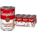 Campbell&#039;s Condensed Cream of Bacon Soup, 10.5 Ounce Can (Pack Of 12) Packaging