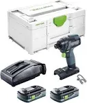 Festool 576480, Tid 18 HPC 4,0 I-Plus Cordless Impact Driver