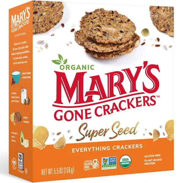 Mary's Gone Crackers Everything Organic Super Seed Crackers 5.5oz