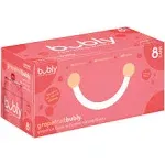 bubly Sparkling Water, Grapefruit - 8 pack, 12 fl oz cans