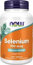 Now Foods Selenium 200mcg Capsules, 300 Count - L Selenomethionine Mineral Supplement for Women & Men - Veg Caps, Non-GMO, Vegan Friendly, Yeast-Free