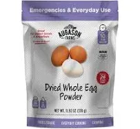 Augason Farms 11.9 oz. Dried Whole Egg Powder, Resealable Pouch