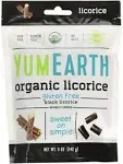 YumEarth Organic Black Licorice - 5 oz bag