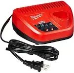 Milwaukee Genuine OEM 48-59-2401 M12 Lithium Ion 12 Volt Battery Charger w/LED I