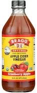 Bragg Cranberry Apple Cider Vinegar, Organic, - 16 fl oz