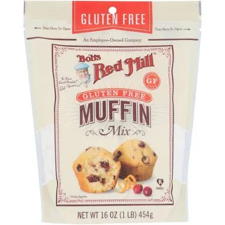 (4 Pack)Bob's Red Mill Gluten-Free Muffin Mix, 16 oz