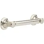 Delta Faucet 41612-PN Traditional Decorative Grab Bar, 12", Polished Nickel